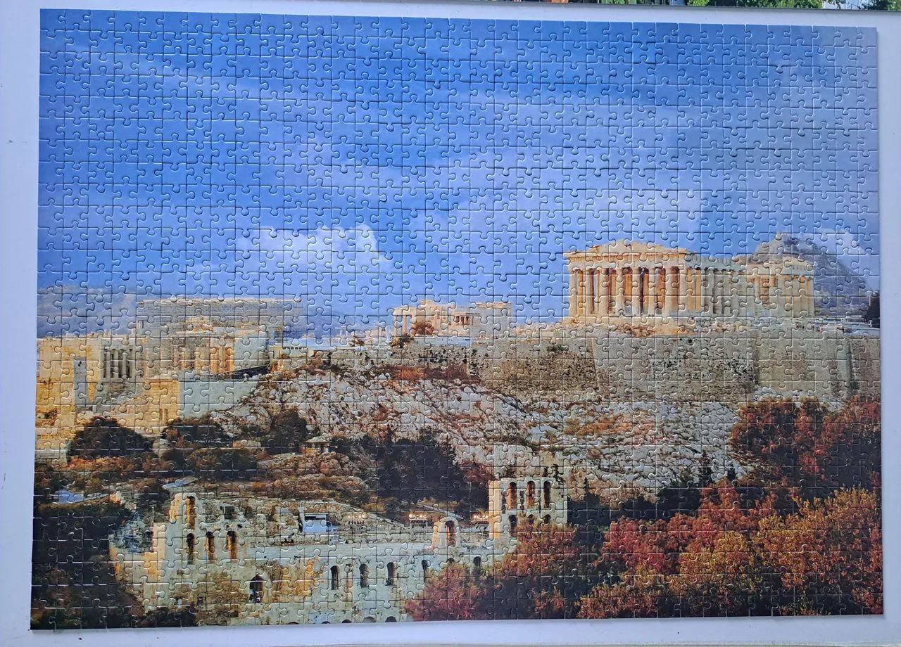 Quebra cabeça Parthenon 1000 peças Raridade  - Foto 2