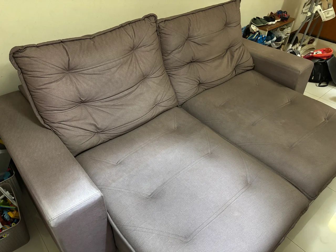 Sofa retrátil - 3 lugares- 2,35m  - Foto 3