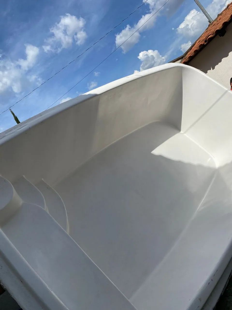 Piscina de 5mts por 2,80 e 1,30 de profundidade  - Foto 2