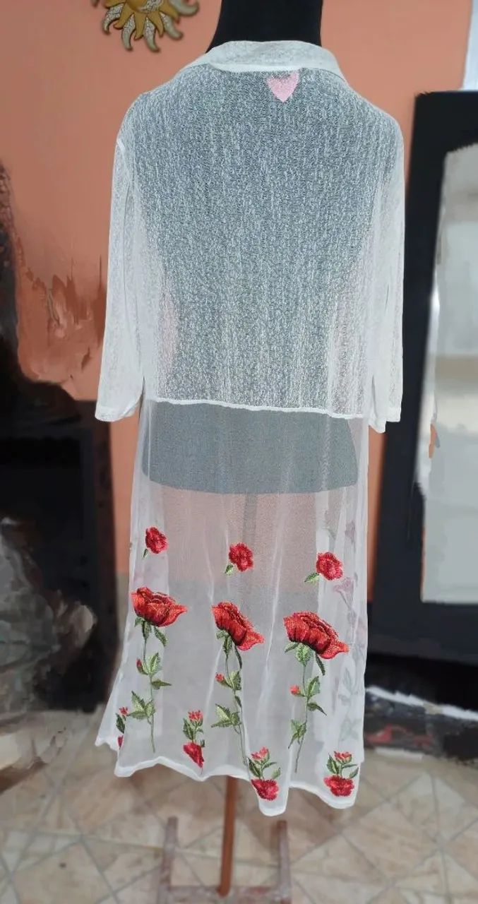 Kimono/Sobreposição/saída de praia  - Foto 4