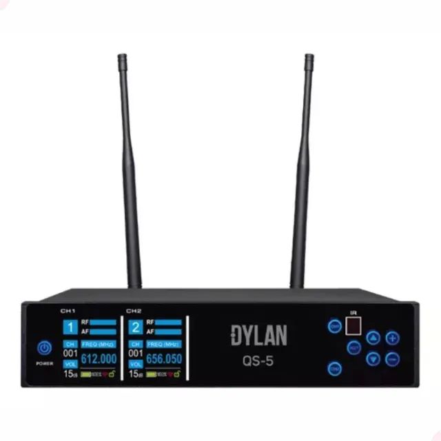 Microfone Dylan sem fio QS5 Profissional  - Foto 3