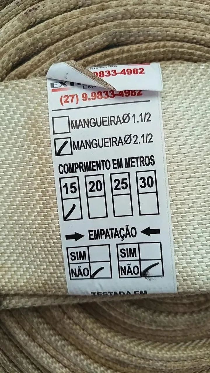 Mangueira combate a incêndio usada - Foto 2