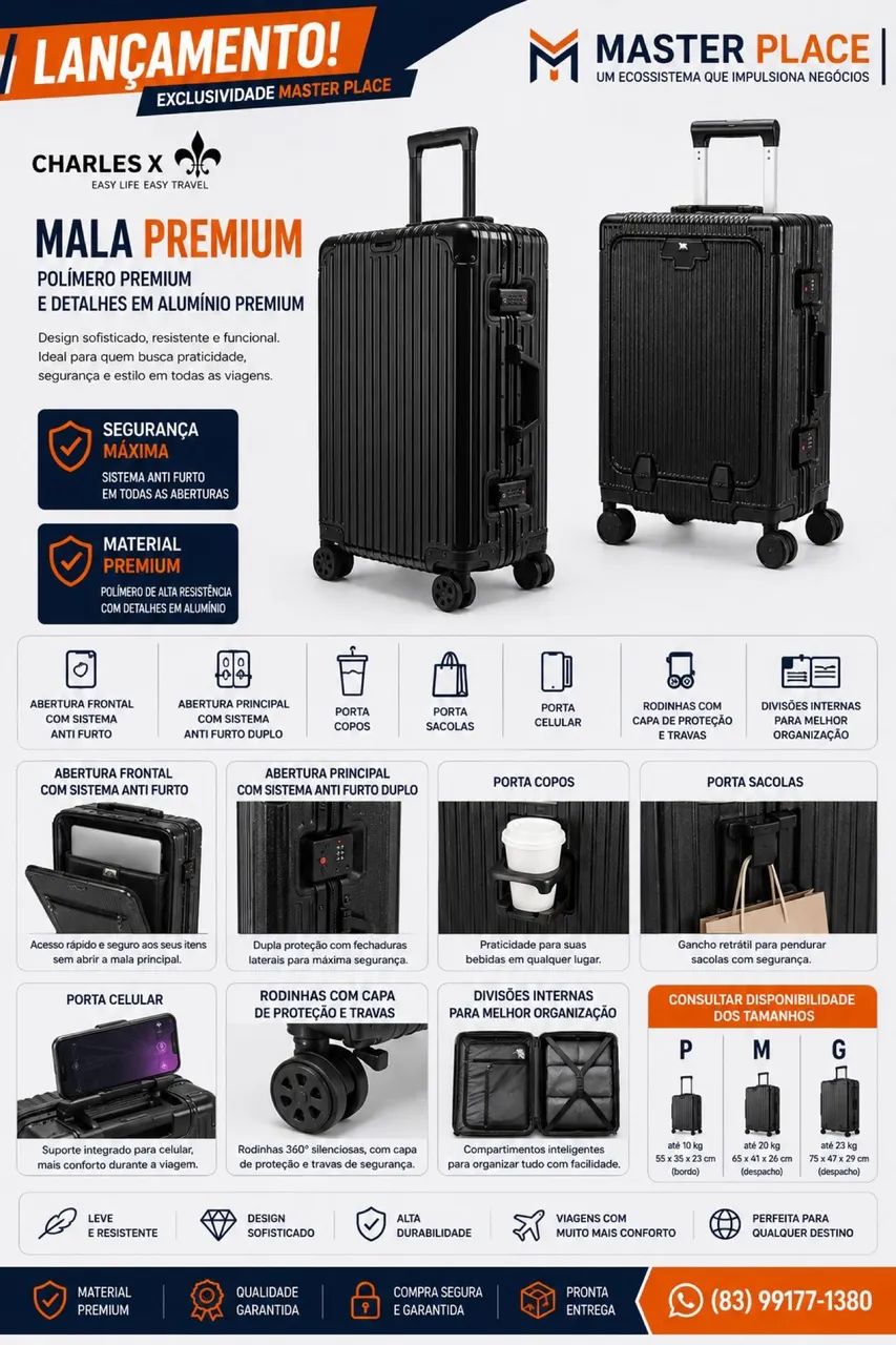 Malas Premium para Viagens