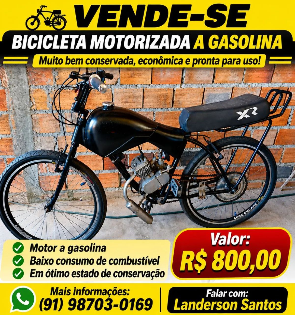 Vende-se bicicleta motorizada  - Foto 5