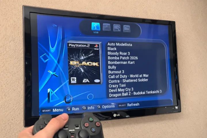 Playstation 2 SLIM Com HD PS2 SLIM  - Foto 4