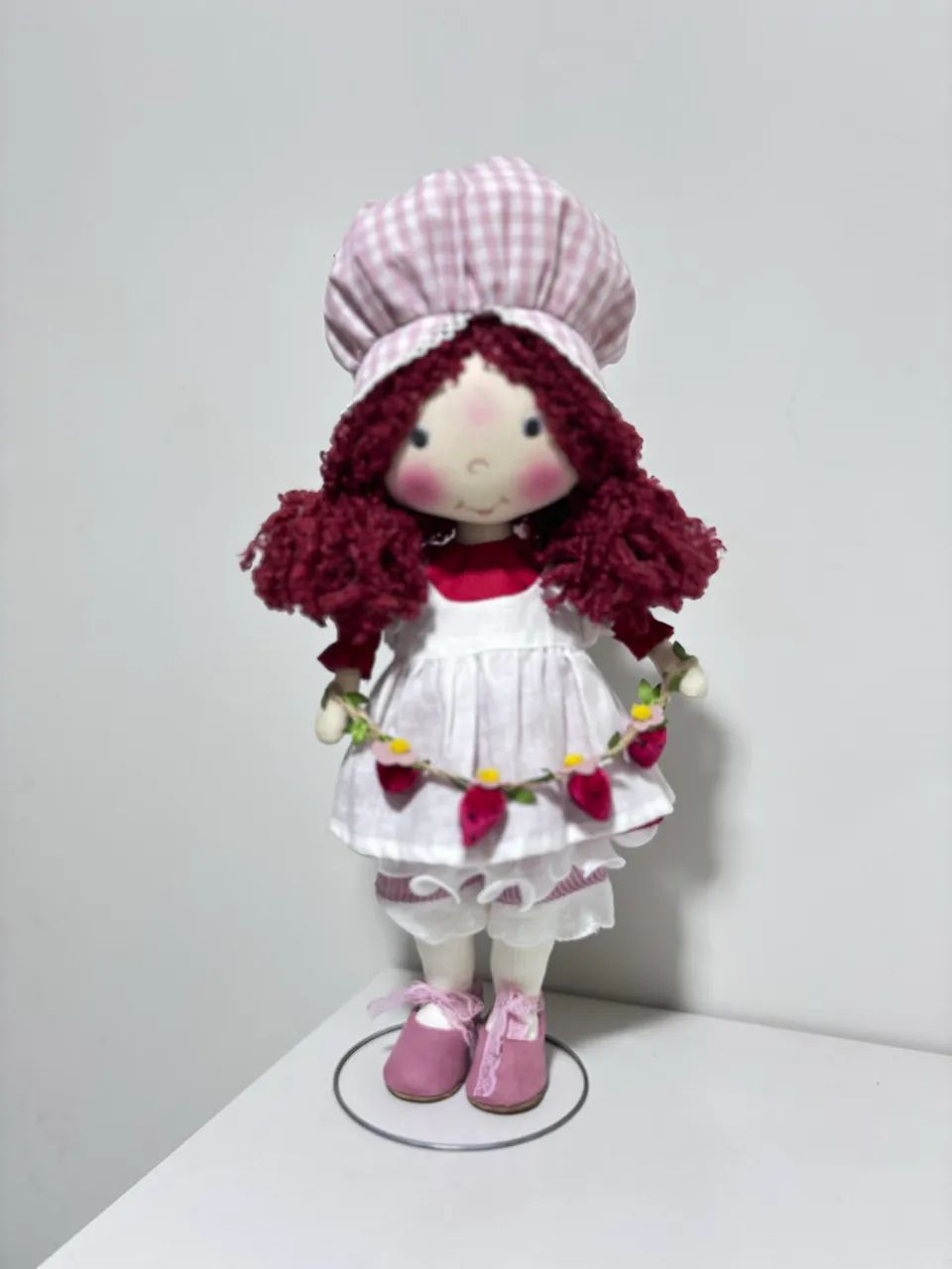 Boneca artesanal de pano  - Foto 3
