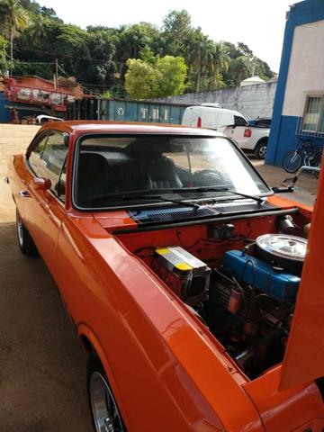 Opala ss de plaqueta original laranja boreal placa preta - Foto 7