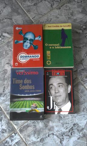 Livros vários tipos