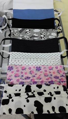 Máscaras em tecido 100%algodão 3 reais - Foto 3