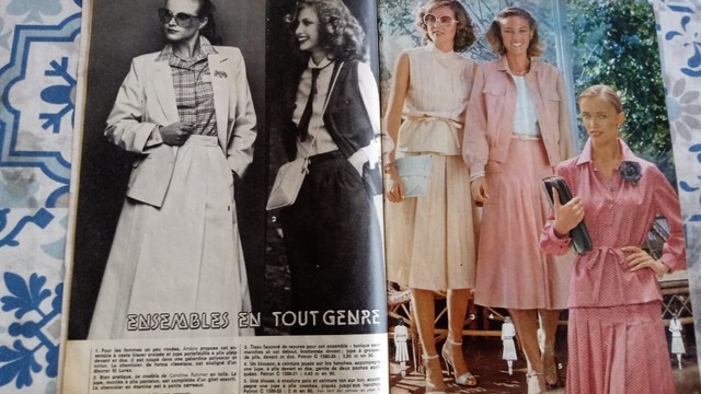 6 revistas francesas importadas, modes de paris, ano 1978,  - Foto 3