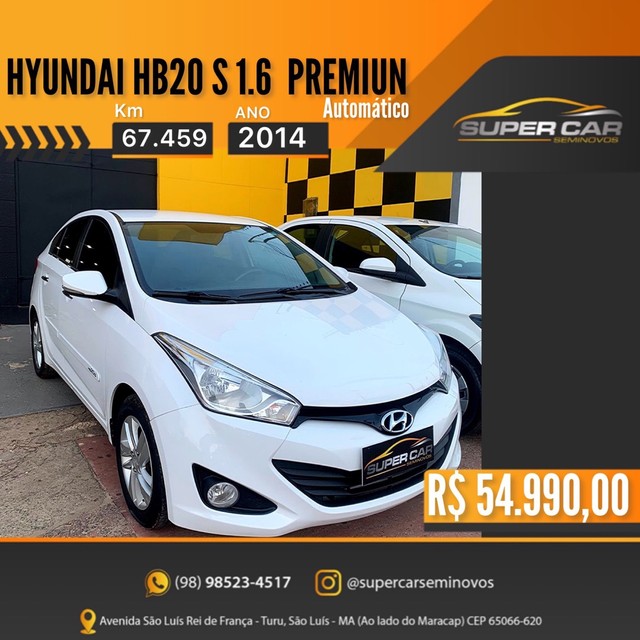 HYUNDAI HB20 S PREMIUM AUTOMÁTICO