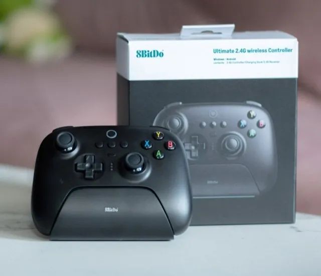 8BitDo-Controlador De Jogos Sem Fio Ultimate C 2.4G Para PC