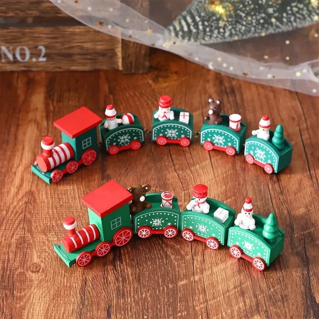 Conjunto de trilhos ferroviários de Natal brinquedo trem de Natal presentes  brinquedos adequados para decoração de Natal presentes para meninos e