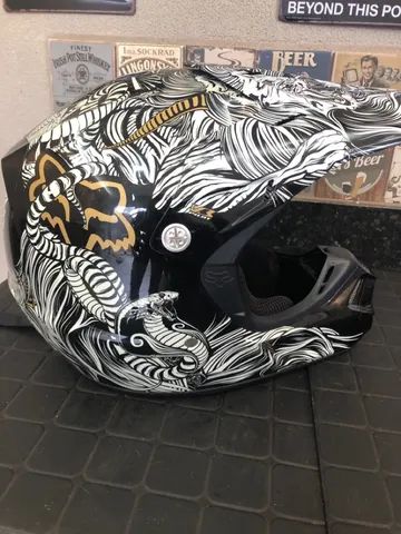 Capacete fox V3  motocross - Foto 3