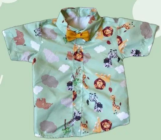 Vendo camisa temática de 1 a 6 anos com gravata - Foto 3