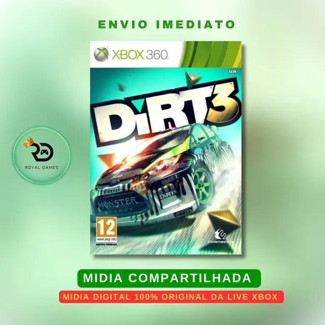 Só Para Xbox - Lt - Titulo do jogo: Dirt: Showdown Ano de