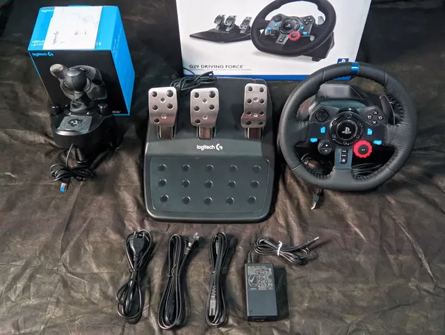 Pedaleira Pedais Logitech G27 G29 Joystick Seminovo