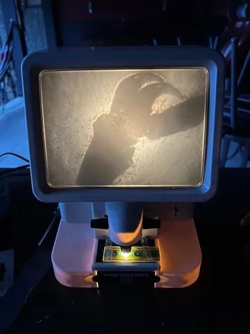 Promocao Vídeoscopio microscópio antigo