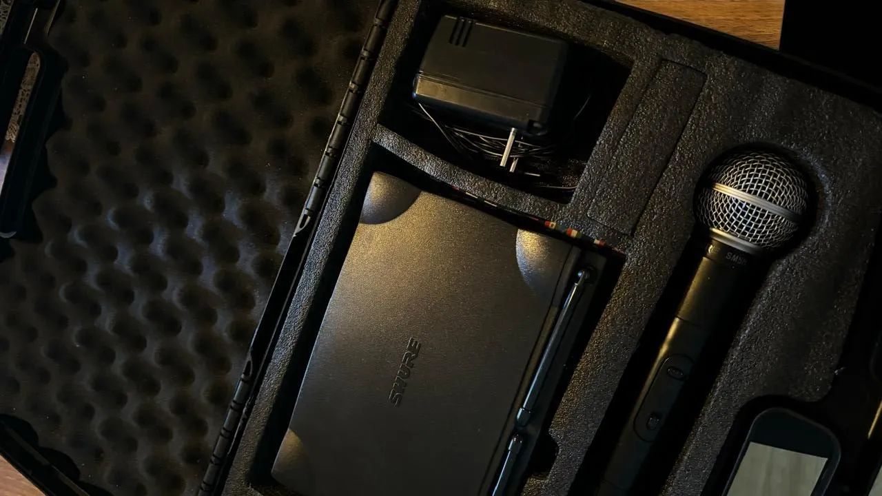 Microfone Shure SM-58 sem fio - Foto 3