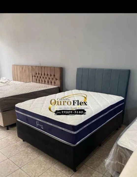 Colchão Garnet Azul - Foto 3