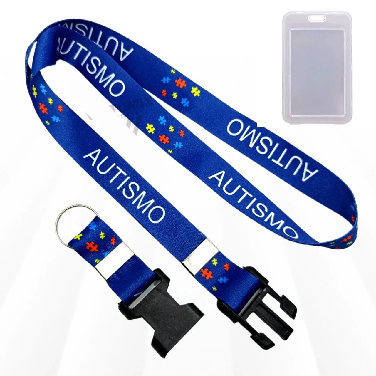 CORDÃO AUTISMO + PORTA-CRACHÁ  - Foto 2