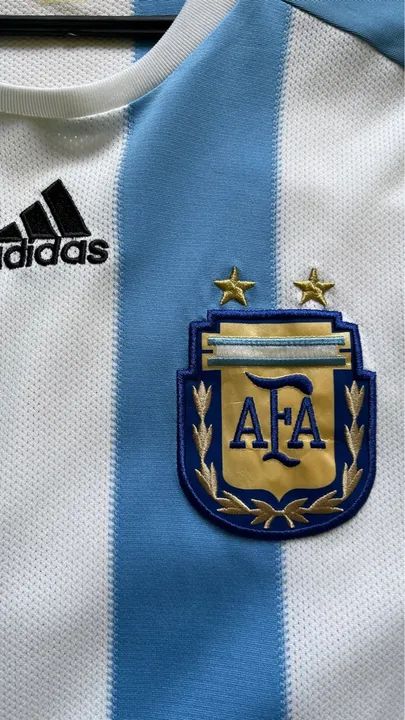 Camisa Argentina Copa 2010 - tam G - Foto 3