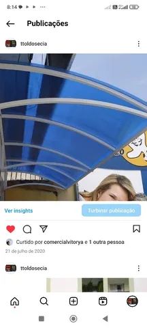 Promoção Vendo  toldo em policarbonato