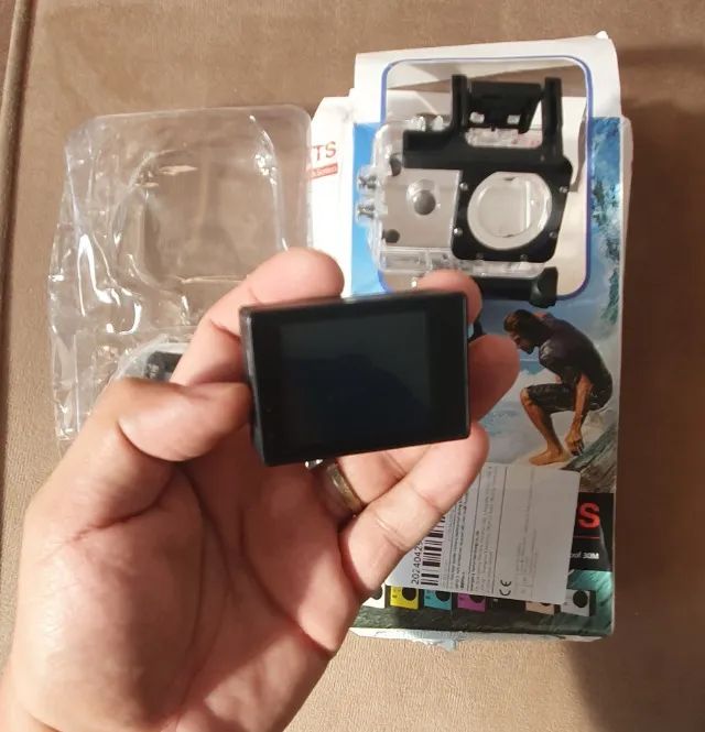 Câmera de ação 1080 + acessórios (Ideal para motovlogs) - Foto 4