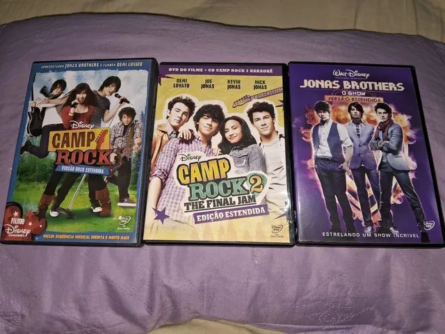 Coleção DVDs Camp Rock  e Jonas Brothers Disney Demi Lovato - Foto 4