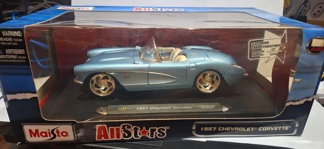 miniatura chevrolet corvette 1957