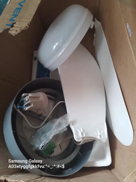 Ventilador de teto novo