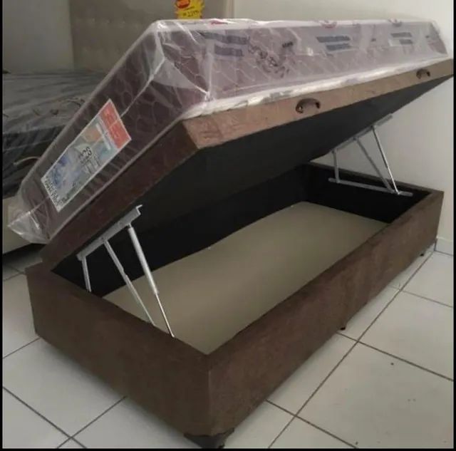 Cama Base Box Baú - Solteiro 