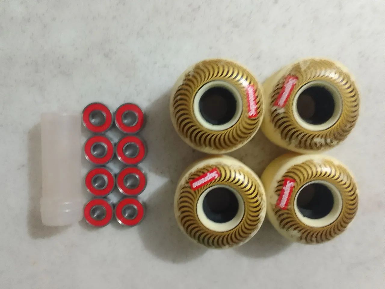 Rodas de Skates Spitfire 60 mm + Rolamentos High Performance - Foto 3