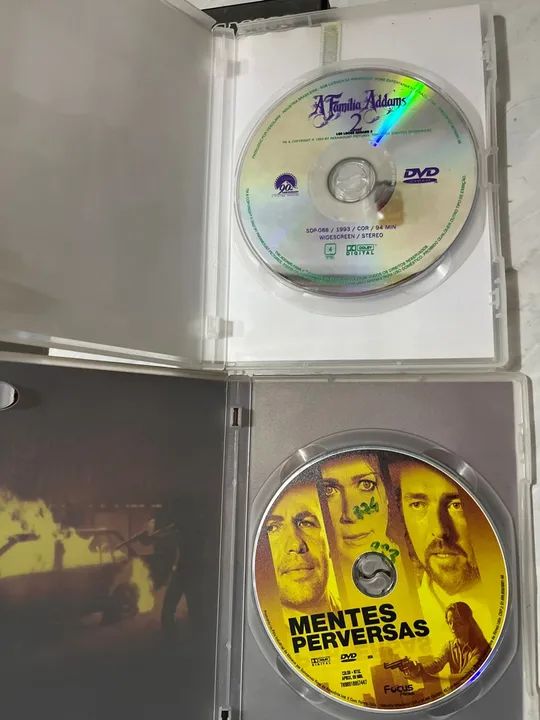 DVDs - O Combate - Lágrimas do Guerreiro, A Família Addams 2, Mentes Perversas - Foto 2