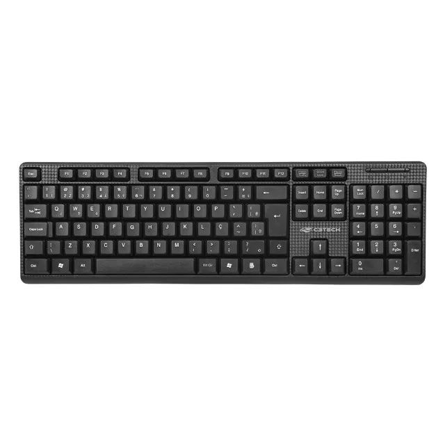 Teclado Office C3Tech KB-14BK - WZetta