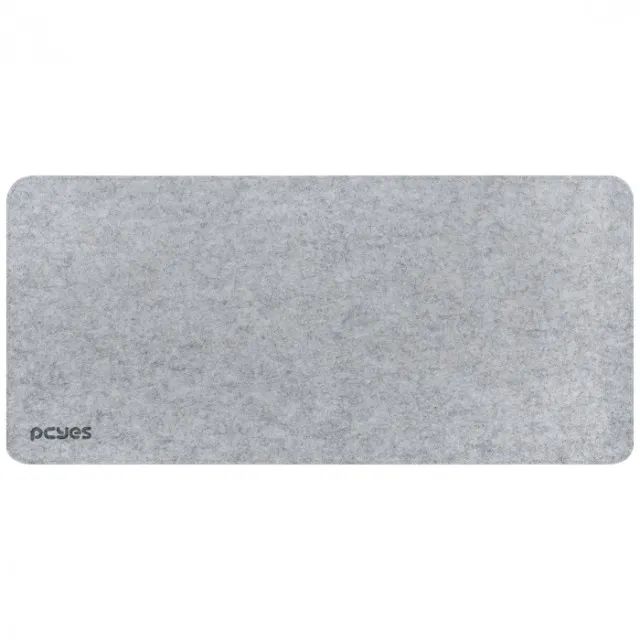 Mousepad Grande Pcyes Desk Mat Exclusive Pro Gray (Material Feltro) 900x420x3mm - WZetta