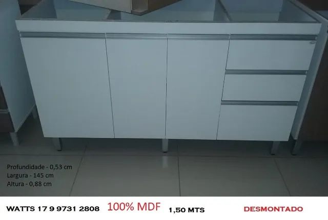 Armários Aereos e Gabinetes de Pia NÃO É AÇO - Foto 6