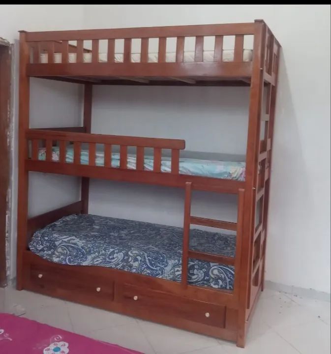 Triliche solteiro com gavetas 