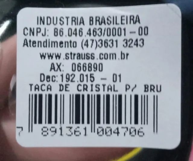 Jogo de 2 Taças em Cristal Strauss Brunello Di Montalcino - 540 ml - Liso - Embalagem luxo - Foto 6