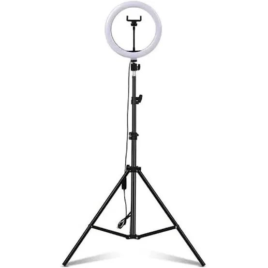 Ring Light com Tripé para Fotos e Vídeos