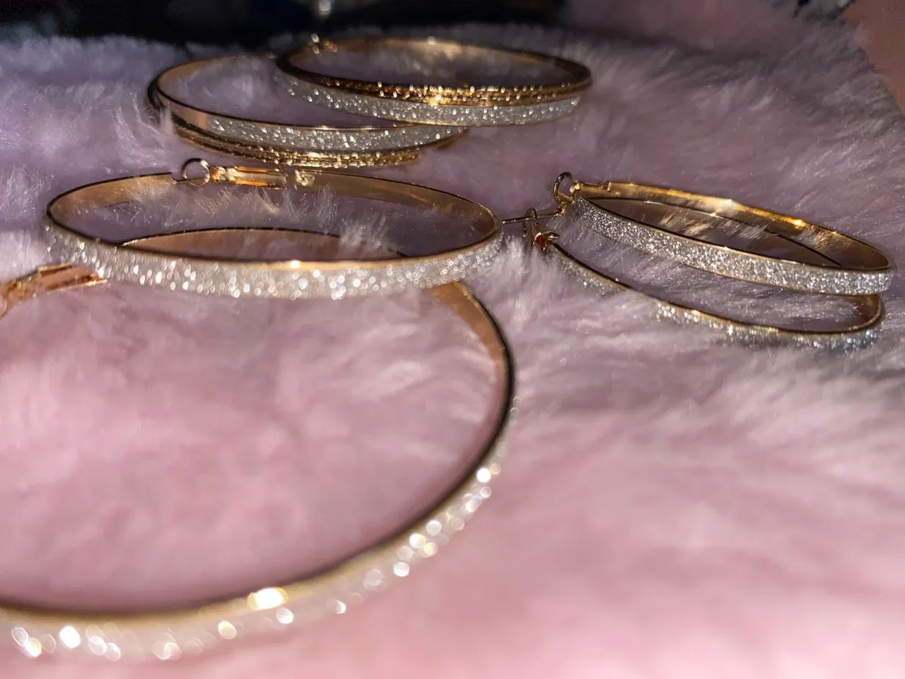 argolas brilhosas, brinco - Foto 5