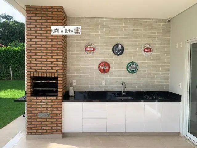 Churrasqueira Predial - Churrasqueira Quadrada Revestida de Porcelanato - Foto 3