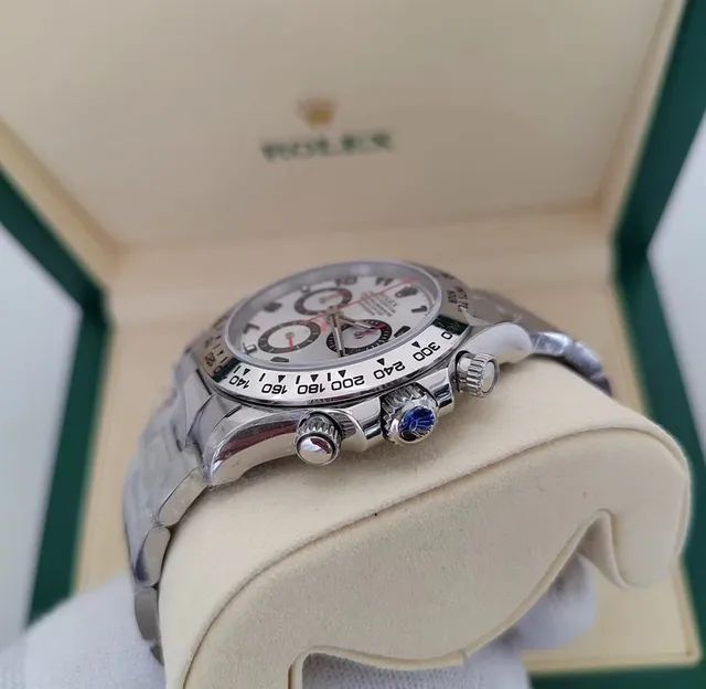 Relógio Rolex Daytona Máquina Eta Clone com Cronógrafo  - Foto 3