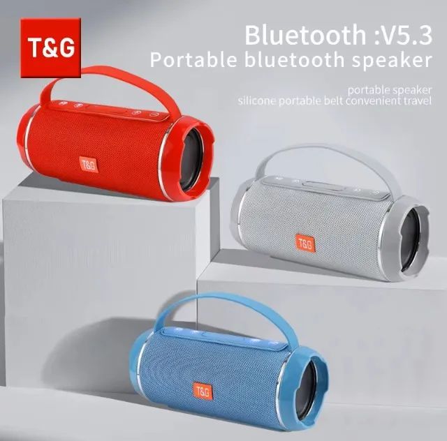 Caixa De Som Bluetooth Tws T&G 116c - Entrega Imediata