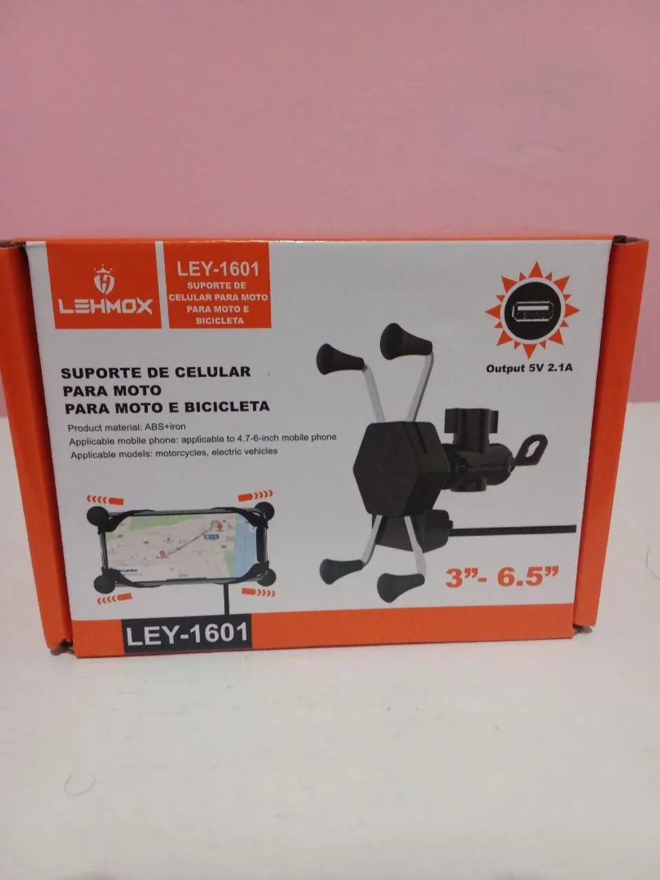 Suporte Celular Moto/Bicicleta Lehmox Frete Grátis LEY-1601