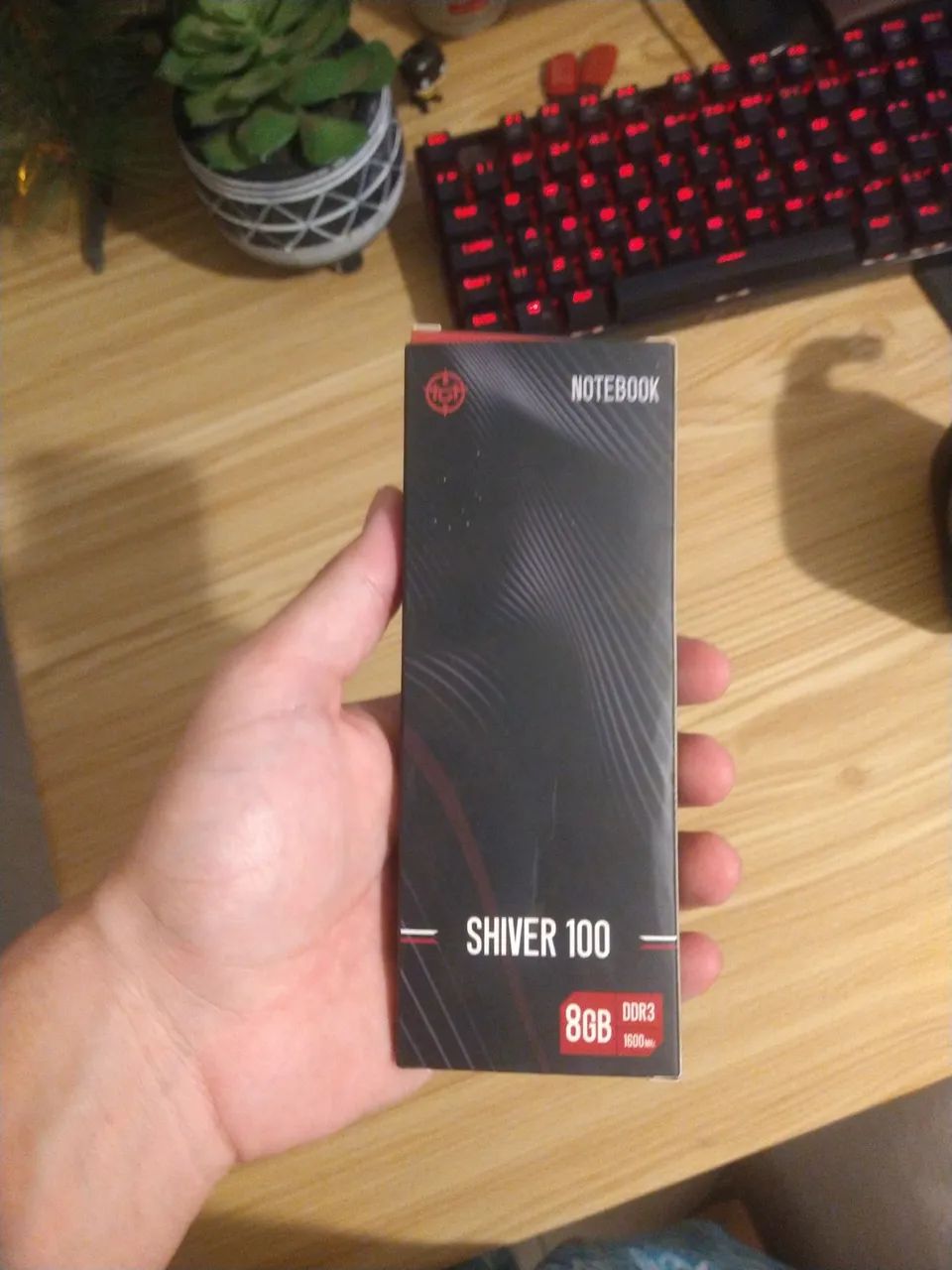 Memória RAM Notebook SHIVER 100 8GB DDR3 1600MHz