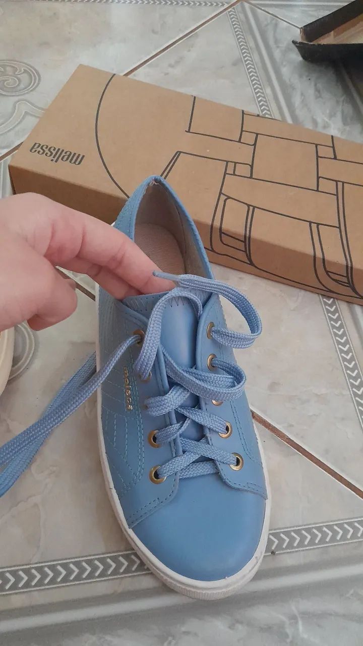 Tênis Moleca Azul - Foto 2