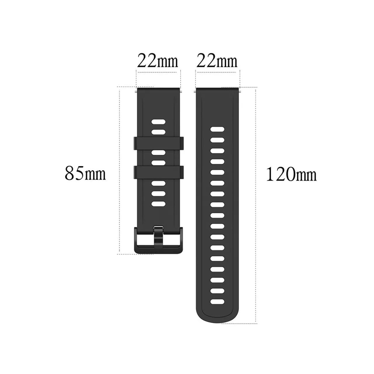 Pulseira de Silicone 22mm para Smartwatch Stratos 2/ Gtr 2 - Foto 3