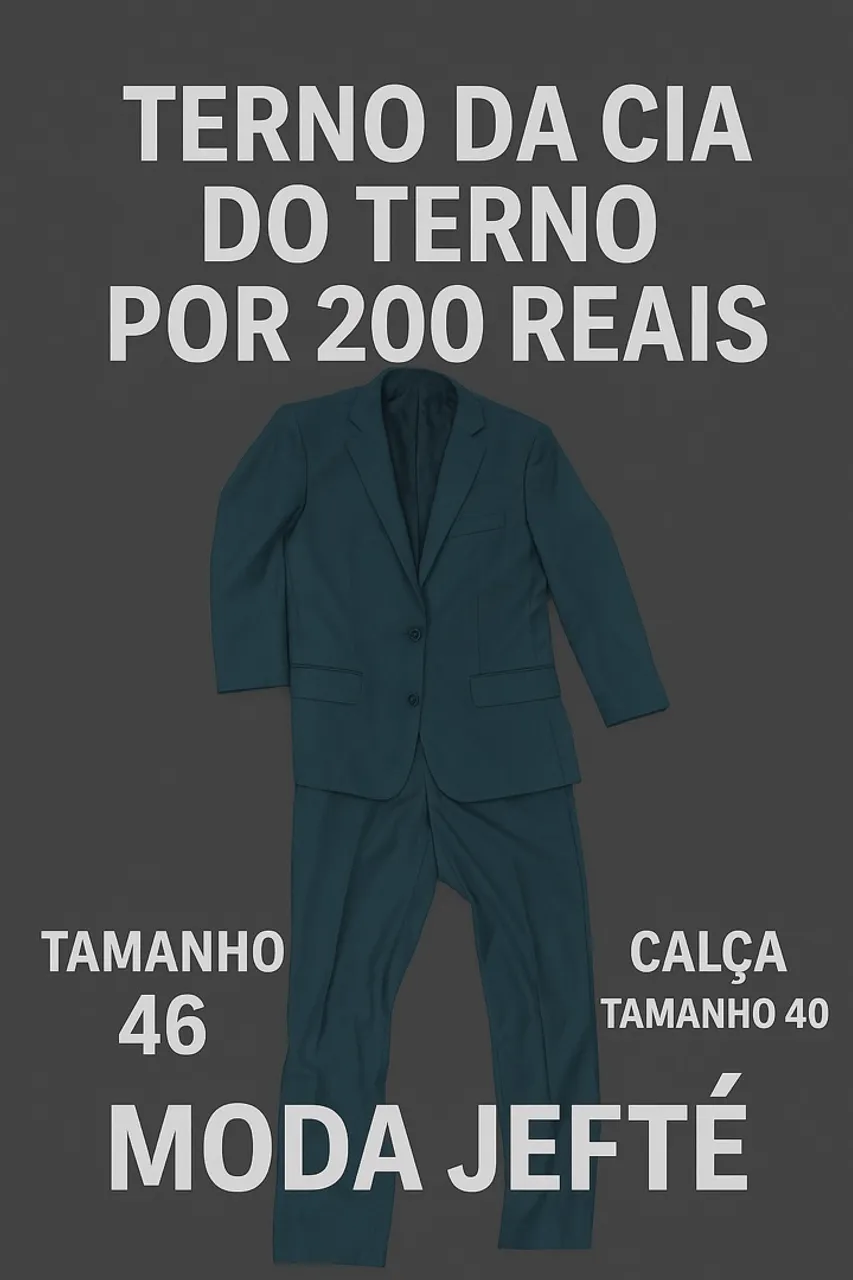 Terno da Cia do Terno - Azul