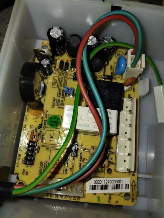 Placa Eletrônica Geladeira da geladeira Electrolux modelo DF 42/42X novíssima RS120.00 - Foto 3